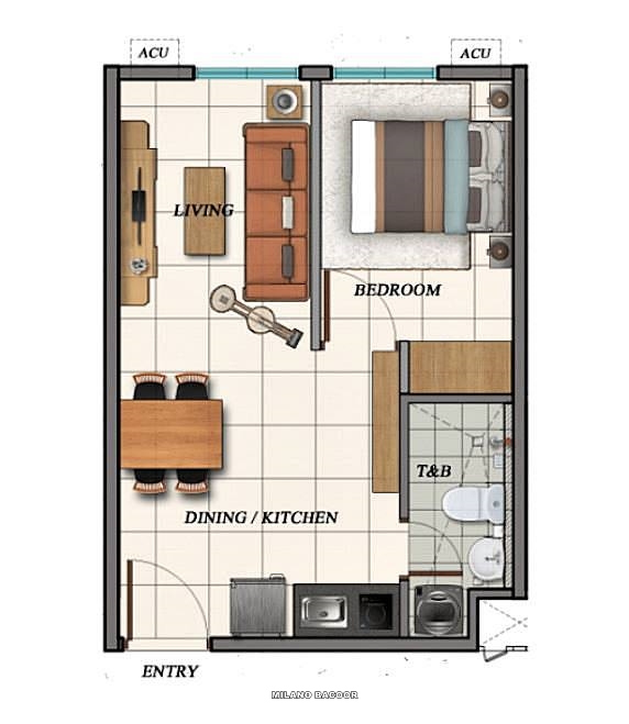 Milano Residences Condo Unit Floor Plan Milano Residences